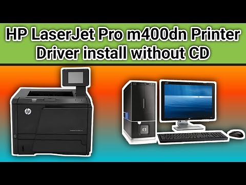 How to download and install HP LaserJet Pro 400 Printer M401dn Driver and Software for windows 2022.