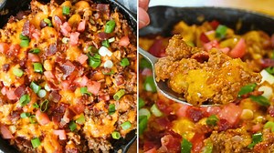 30-Minute Skillet Bacon Ground Beef Gnocchi Recipe