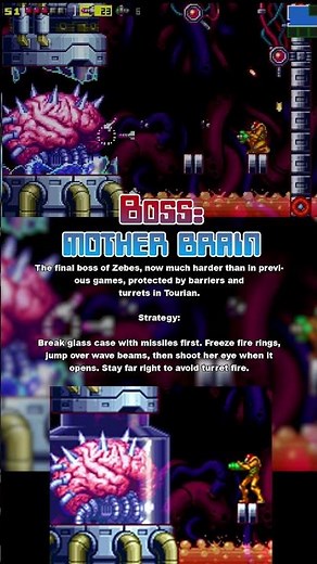 Metroid Zero Mission – Mother Brain Boss Fight (GBA)