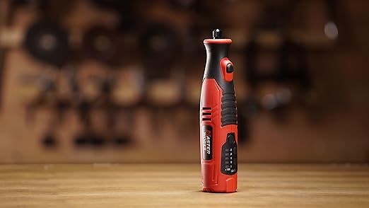 Avid Power Cordless Rotary Tool 8V Li-ion with 2.0 Ah Battery, 5-Speed, 4 Front LED Lights and 60pcs