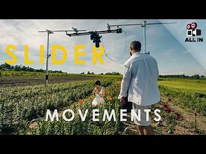 Cinematic camera movements with a slider and a dolly