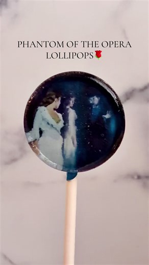 Homemade Phantom of the Opera Lollipops Recipe