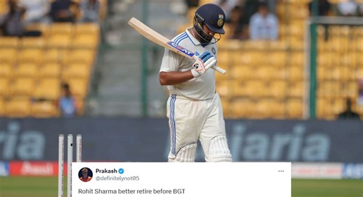 "Better retire before BGT" - Fans react after Rohit Sharma gets out on 18 in IND vs NZ 2024 3rd Test
