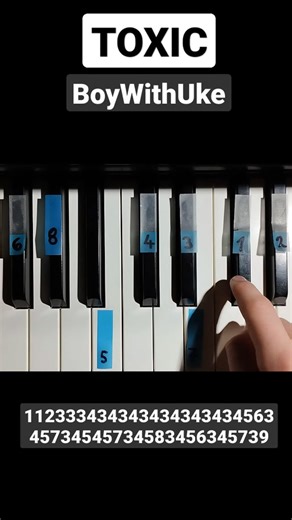 Play Toxic by Boy With Uke on piano: Easy and fun tutorial