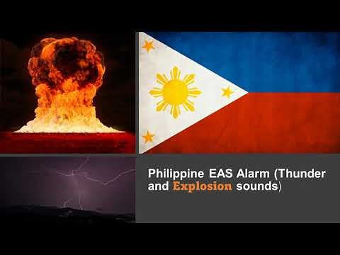 Philippine EAS Alarm (Thunder and explosion sounds)