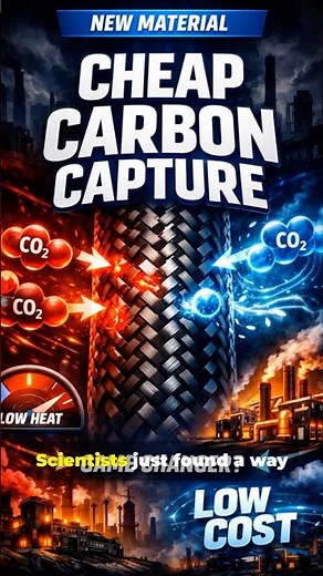 This New Material Could Make Carbon Capture WAY Cheaper #sciencenews #science
