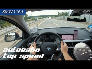 BMW 116d (2020) - Autobahn Top Speed / Acceleration / Test Drive POV