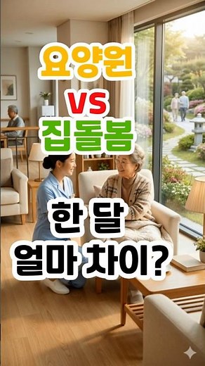 요양원 vs 집돌봄, 재가급여 비용 총정리! 2026년 최신판 (본인부담금 비교) #요양원비용 #집돌봄비용 #재가급여
