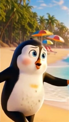 🐧 Penguin ka Happy Dance 😍 Itna Cute Ki Dil Pighal Jaye! #Shorts #funnyshorts #danching #animation