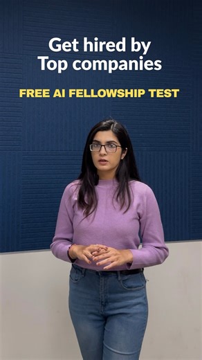 Shivanjali | Tech, Creativity, Lifestyle on Instagram: "Comment “AI” and I’ll share the complete details and registration link 📩 Take the FREE AI Fellowship Challenge today and win a chance to get ✅ Opportunities with leading AI companies, ✅ ₹20 lakh in cash rewards, ✅ Industry-recognized certificate, And moch more… [ AI jobs India, GenAI careers, AI fellowship, AI hiring challenge, machine learning jobs, artificial intelligence careers, AI skill assessment, AI certification, GenAI roles, AI ca