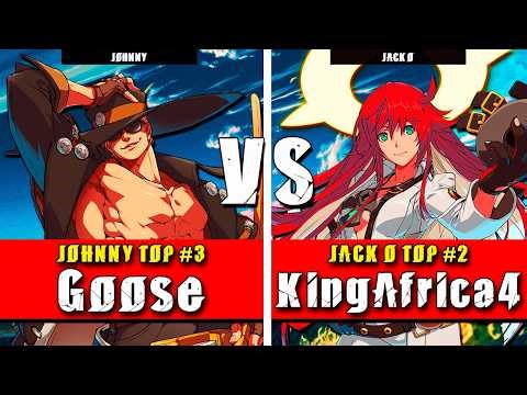 GGST | Goose (Johnny) VS KingAfrica4 (Jack O) | Guilty Gear Strive High level gameplay