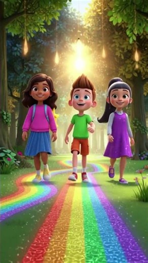 Rainbow Kite Flying Adventure 🪁🌈✨ | Fun Learning Story for Kids | Colors, Wind & Outdoor Fun