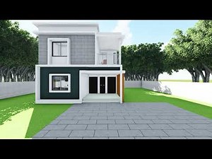The Perfect Duplex Home Plan! Complete 3D House Tour with Interior & Exterior Design