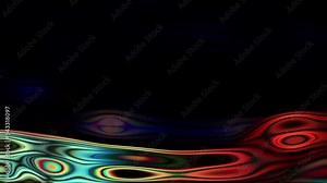 Video Background 1072: Abstract fluid forms pulse, ripple and flow (Loop).
