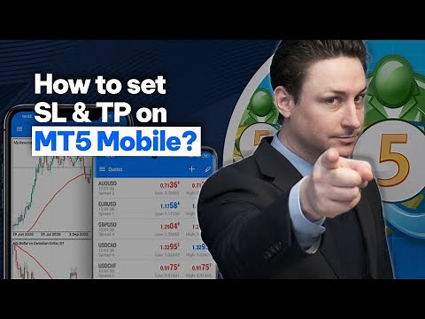 How to set a Stop Loss and Take Profit on MetaTrader 5 (MT5) on Mobile App?