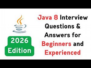 Java 8 Interview Questions & Answers for Beginners and Experienced | Java Functional Programming