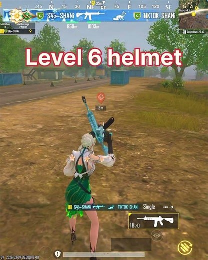 Level 6 helmet 😱 test ✅
