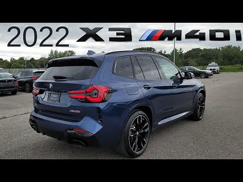 2022 BMW X3 M40i Phytonic Blue on Tartufo Merino Leather Exhaust Note Test