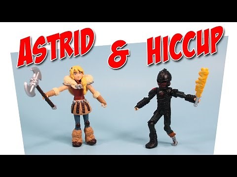 How to Train Your Dragon 2 Astrid & Hiccup Action Figures