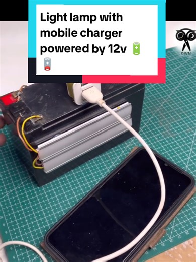 DIY Mobile Charger-Powered LED Light Lamp Project