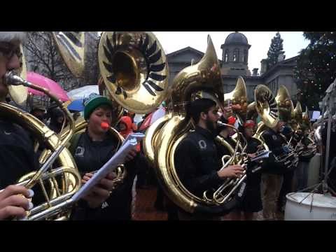 282 tubas playing 'Silent Night' at Tuba Christmas 2015