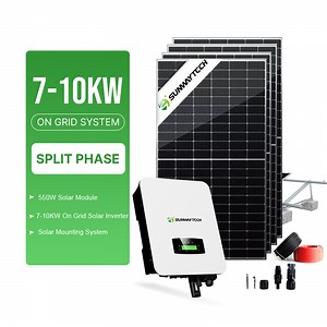 [Hot Item] Reliable 3kw 5kw Solar Energy System Solution with on-Grid Split Phase