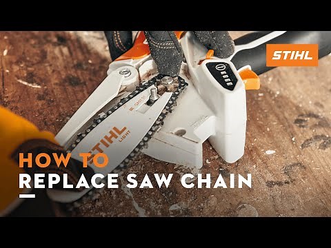 STIHL GTA 26 | How To Replace The Saw Chain | Instruction