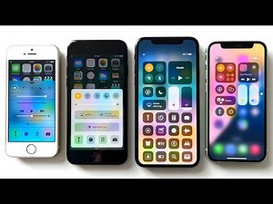 EVERY iOS CONTROL CENTER EVER ( including iOS 18 )