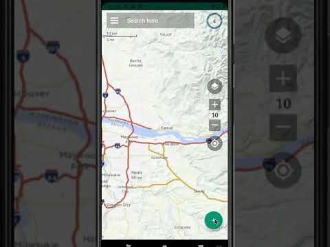 Download Maps - Raster Example: BackCountry Navigator XE for Android Tour
