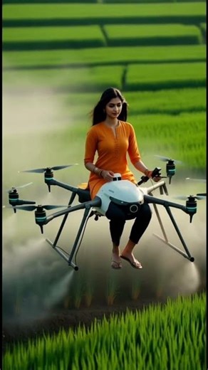 Future Farming in India 🚁🌾 | Drone Spray Technology || #shorts