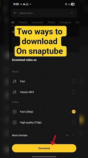 How To Download Vadio On Snaptube |two ways to download vadio from snaptube| #shortvideo #explore