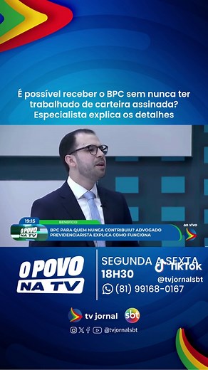 Direito ao BPC: Especialista tira dúvidas sobre o Benefício de Prestação Continuada. Confira! *ab *digital #OPovonaTV