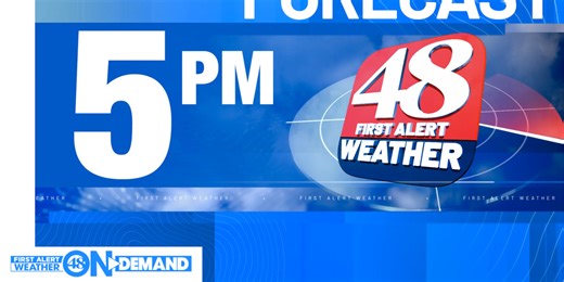 WAFF 48 First Alert Forecast: Thursday 5 p.m.