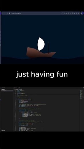 The "Impossible" HTML5 Ship Shape ⚓ #canvasapi #javascripttips #codingsecrets #uidesign #coding