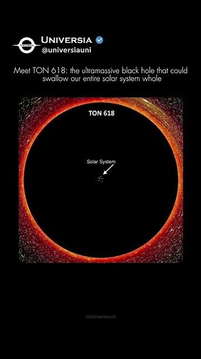 The Black Hole That can Swallows Solar Systems! 🕳️😱