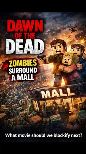 Dawn of the Dead in 60 Seconds | Blockified Movie Recap #dawnofthedead #zombies #blockified