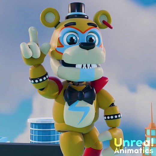 Glamrock Freddy Breaks a World Record!!⚡ #fyp #fnafanimation #fnaf #sfm #shorts #meme #fnafedit