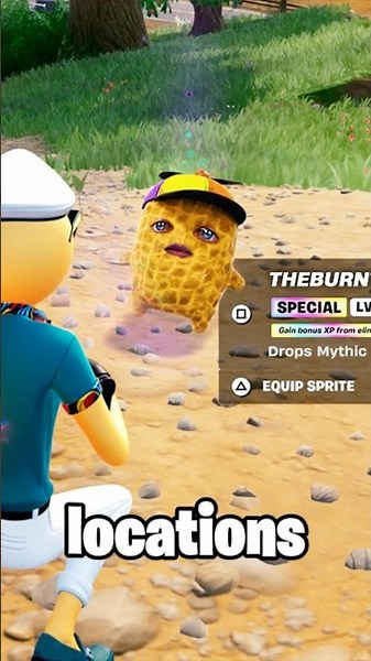 BURNT PEANUT SPRITE LOCATION in Fortnite!..