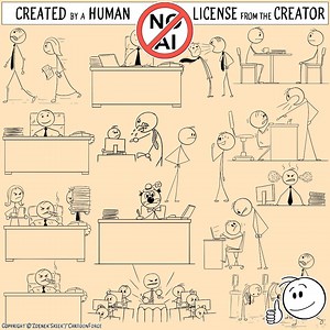 Stick Figure Boss Clipart: CEO, Manager & Employee (digital Download) - Etsy UK