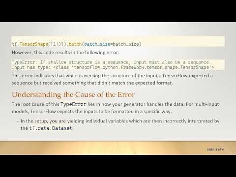 Resolving TypeError in TF-Keras: Using Dataset.from_generator for Multi-Input Functional API Model