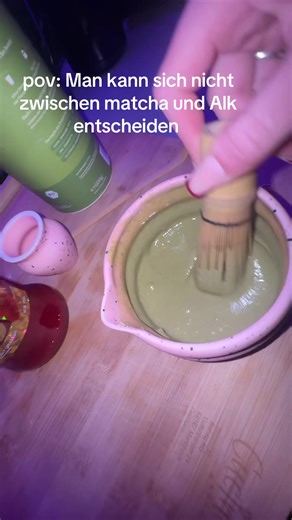 Choosing Between Matcha and Alcohol: A Fun Dilemma