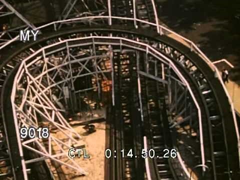 1950s Coney Island Rides - Cyclone Roller Coaster