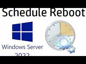 How to create a Restart Schedule in Windows Server 2022 Task Scheduler | Sonny Ibibo
