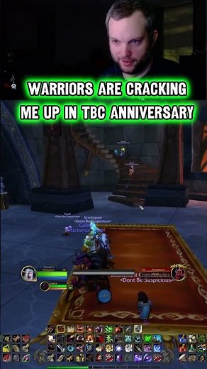warriors are cracking me up in WOW TBC with pre-bis