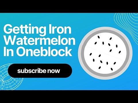 Day 1 Getting Iron Watermelon In Oneblock | bloxd.io