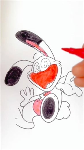 Scary Bunny from Poppy Playtime?! Coloring Gone WRONG 😱🐰