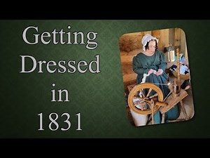Getting Dressed in the Early 1830s || A Historical Get Ready with Me