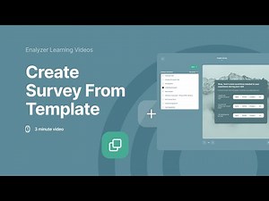 Create Survey From Template