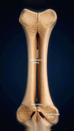 Anatomy of long bone - 3d view of long bone - structure of femur bone - medtalks