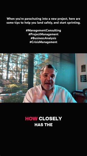 Did you just parachute into your next project? Here’s what to do!